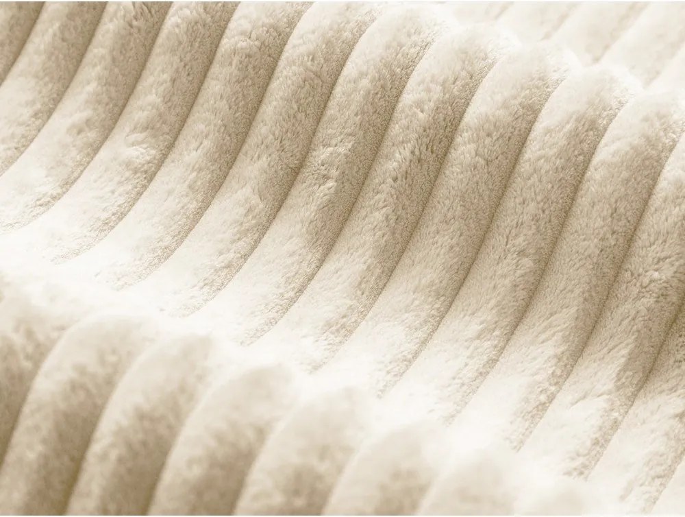 Letto matrimoniale imbottito beige con contenitore con rete inclusa 160x200 cm Martina – Micadoni