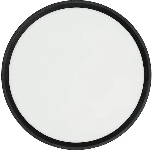 Fulgur 42362 - Plafoniera LED NOMY LED/24W/230V diametro 30 cm nero