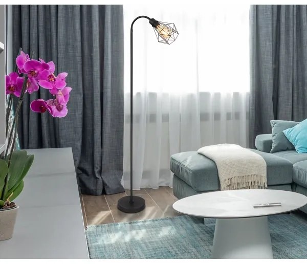 Globo 15351S - Lampada con piedistallo ISABELLA 1xE27/40W/230V