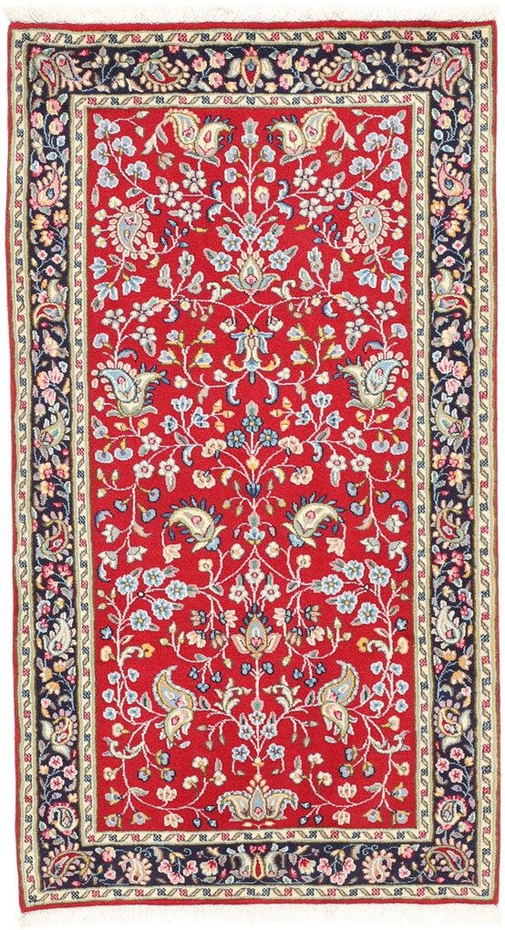 Kerman Tappeto persiano 70x130 (Iran) Annodato A Mano
