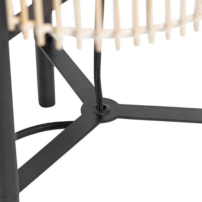 Lampada da tavolo scandinava in bambù - Natasja