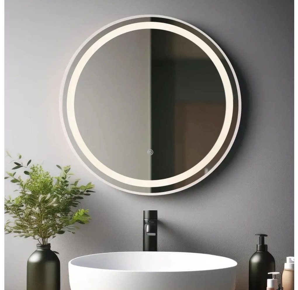 Globo 84035 - Specchio LED dimmerabile con retroilluminazione RIVAS LED/10W/230V d. 50 cm