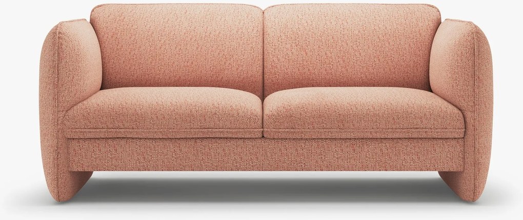 Divano Georgia 2 posti in chenille Silencio - L168 cm