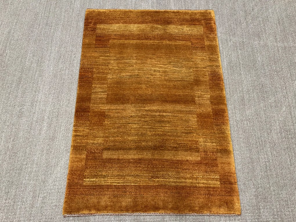 Loribaft Tappeto persiano 100x140 Giallo (Iran) Annodato A Mano