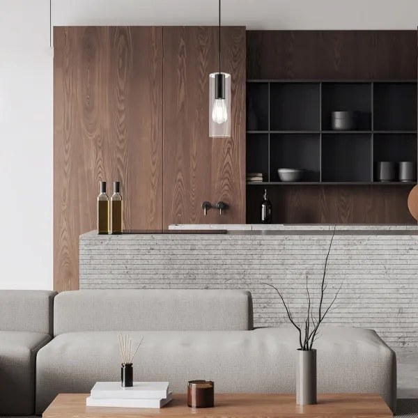 Rabalux 72050 - Lampadario a sospensione con filo ESTA 1xE27/40W/230V limpido/oro