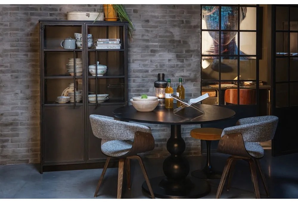 Vetrina in metallo nero 99x170 cm Exhibit - BePureHome