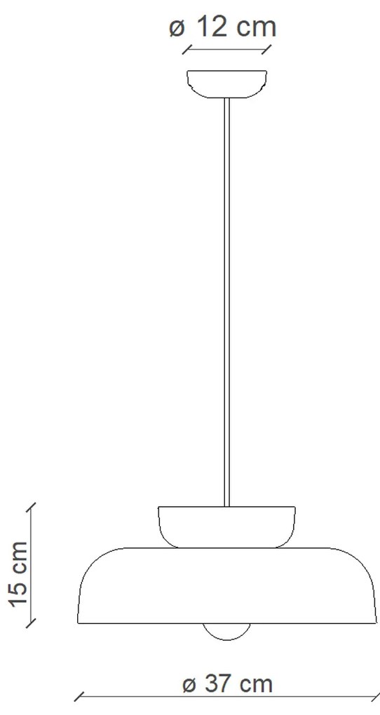 Sospensione Vintage Decò Maracana Ceramica-Vetro Moka-Grigio Sabbia 1 Luce E27