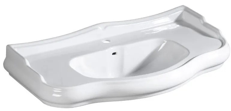 Lavabo bianco in ceramica 100x54,5 cm Retro – Sapho