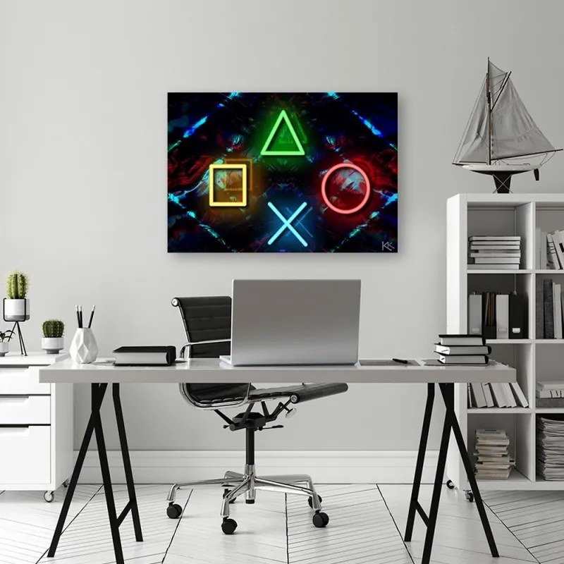 Quadro su tela, Giochi per computer  Dimensioni 120x80