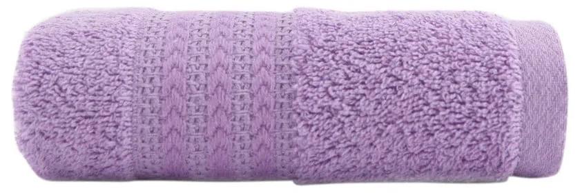 Asciugamano in puro cotone viola, 30 x 50 cm - Foutastic