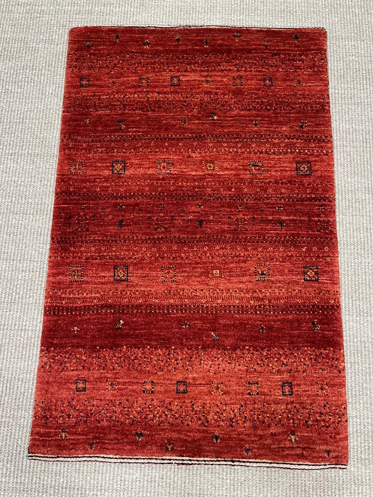 Loribaft Tappeto persiano 60x100 Rosso (Iran) Annodato A Mano
