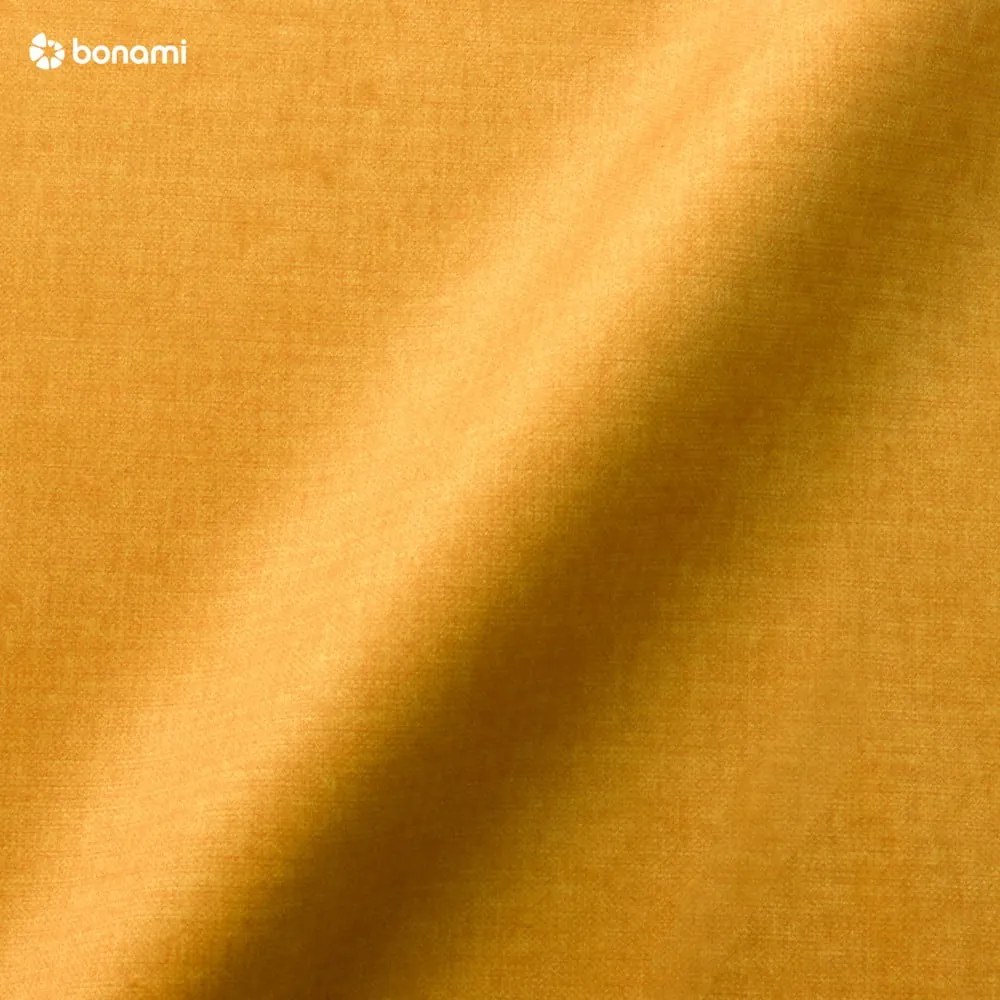 Pouf in velluto giallo Vesta - Windsor & Co Sofas