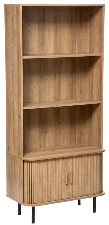 Libreria Colva 3 ripiani L 80 x P 40 x H 179.5 cm beige in MDF, portata per ripiano 20 kg
