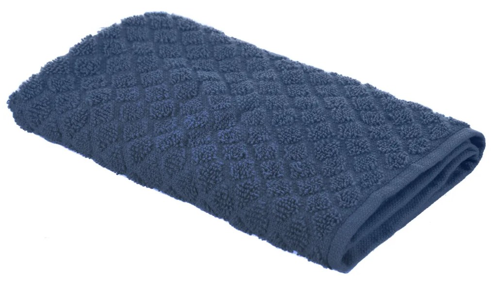 Asciugamano ospite 40x50 cm blu Diamond