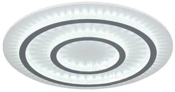 Globo 48042-60W - JAYDEN Lampada da soffitto LED dimmerabile 60W/230V, Ø55 cm, Bianca + Telecomando