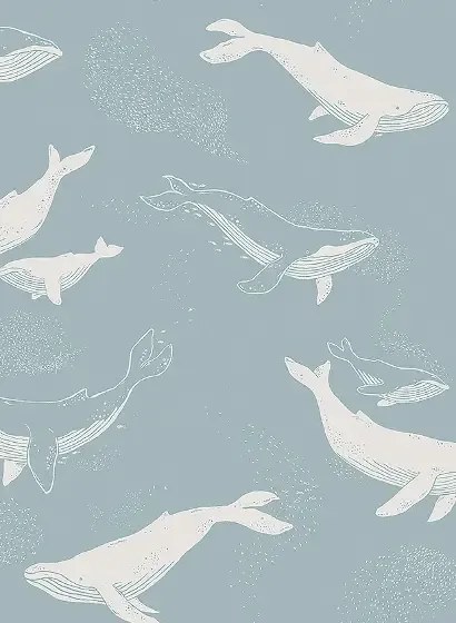 Wal Tapete Whales von Boras - 7453