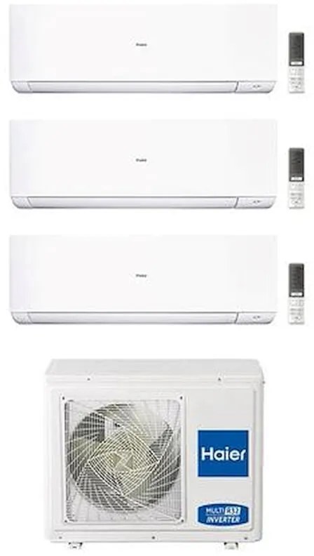 Condizionatore trialsplit Expert 7000+9000+12000 btu codice prod: as20(25)(35)xcahra+3u55s2sr5fa - Haier