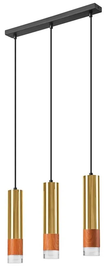 Lampadario a sospensione con filo AURELIA 3xGU10/10W/230V