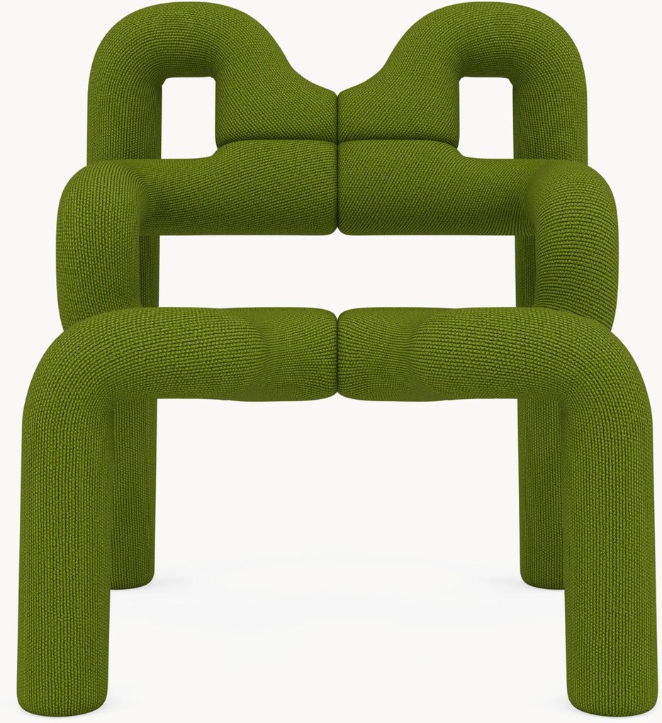 Poltrona in lana a maglia Ekstrem