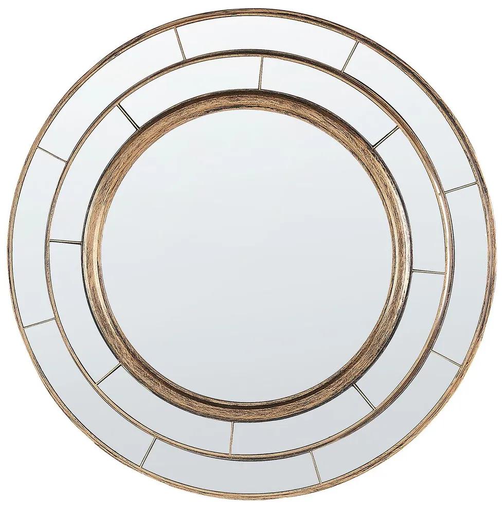 Specchio da parete dorato ø 40 cm BELCHITE Beliani