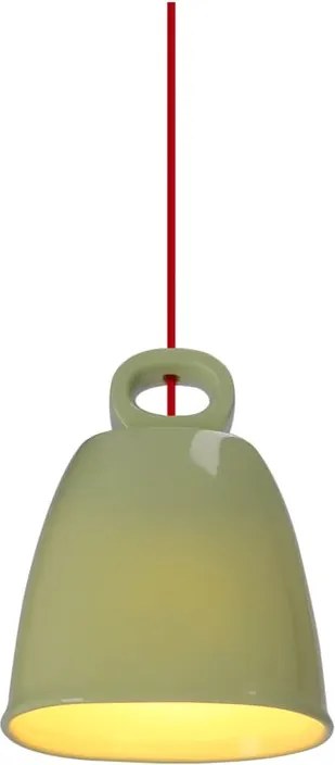 Lampadario verde con paralume in ceramica Sewilla – Candellux Lighting