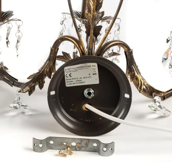 ONLI - Applique TERESA 5xE14/6W/230V bronzo