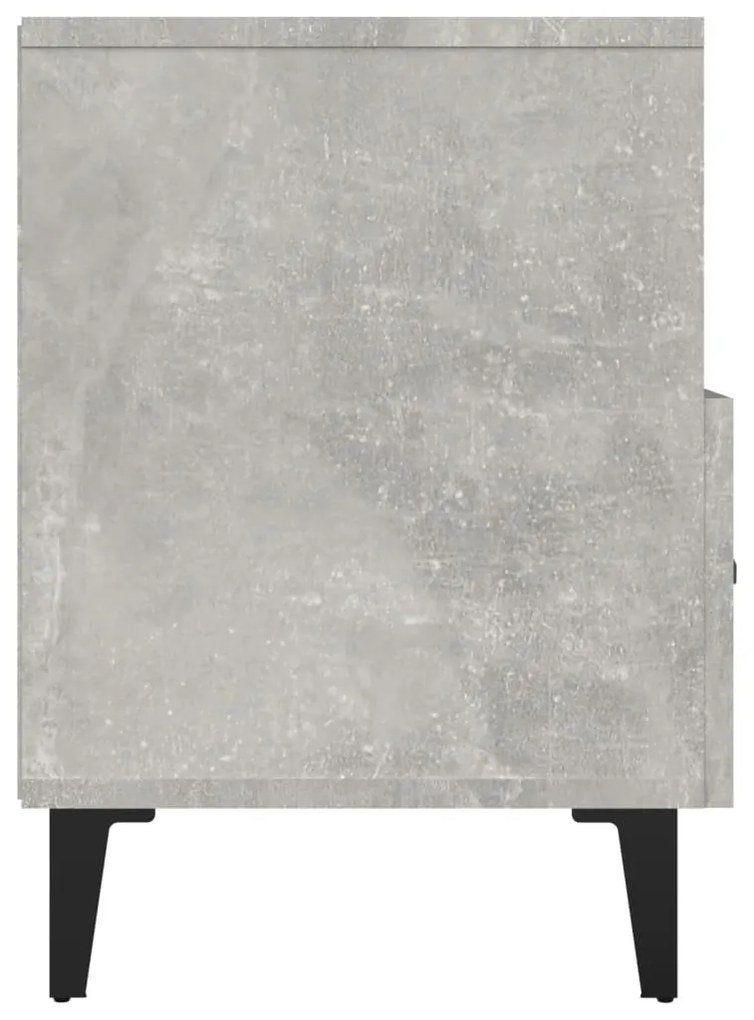 Mobile per TV Grigio Cemento 80x36x50 cm Legno Multistrato