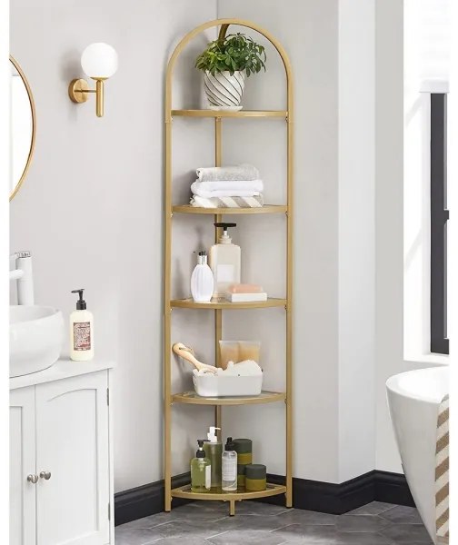 Libreria GLASY dorata