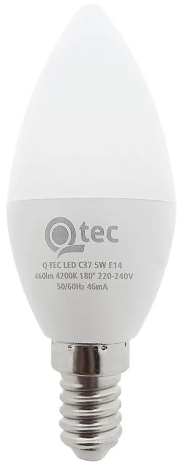 Lampadina LED Qtec C35 E14/5W/230V 4200K