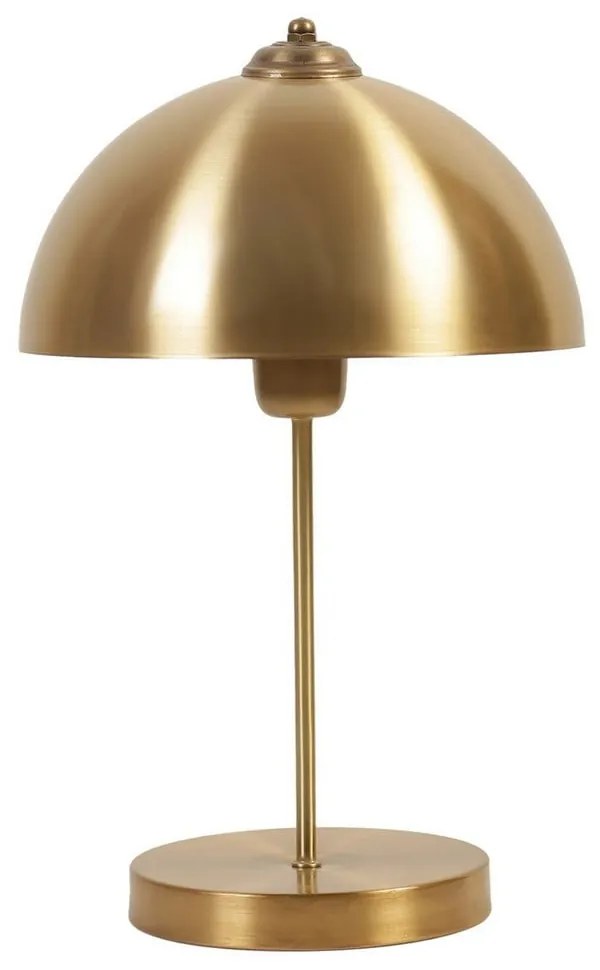 Lampada da tavolo dorata con paralume in metallo (altezza totale 40 cm) Lungo – Opviq lights