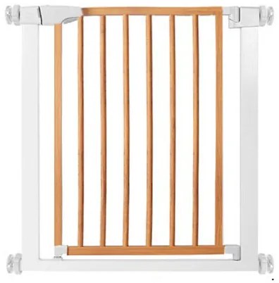 Costway Cancelletto di sicurezza per bambini da 75-82cm con chiusura automatica, Cancelletto per scale porte