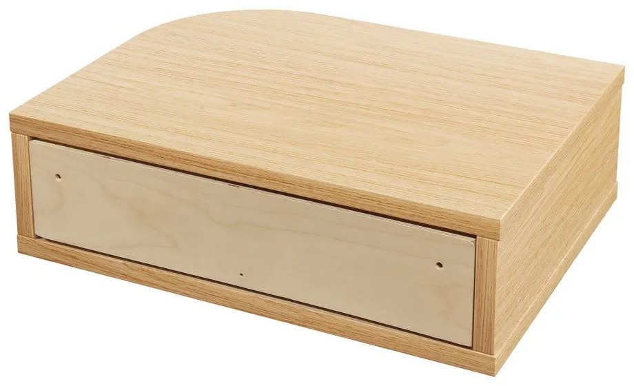 Comodino colore naturale con effetto rovere Farsta – Woodman