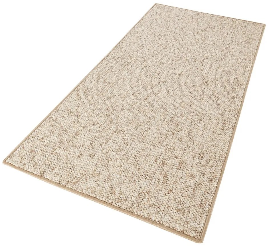 Passatoia beige-marrone 80 x 300 cm Wolly - BT Carpet