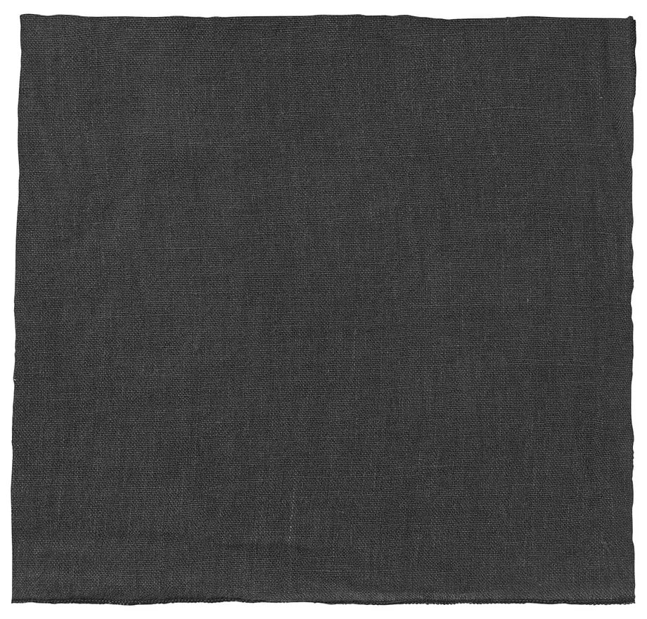Tovagliolo di lino nero, 42 x 42 cm Lineo - Blomus