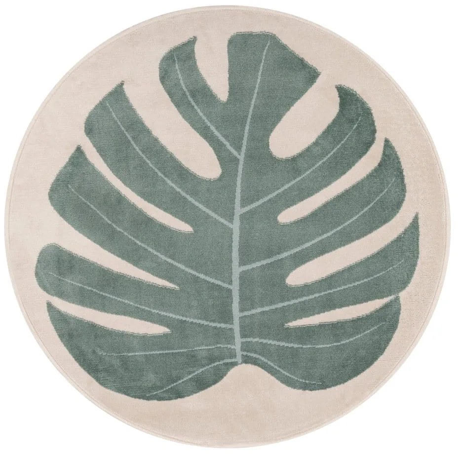 Tappeto per bambini verde e beige ø100 cm Deliciosa Malachite – FD