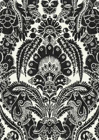 Chatterton - Designtapete von Cole & Son - Black