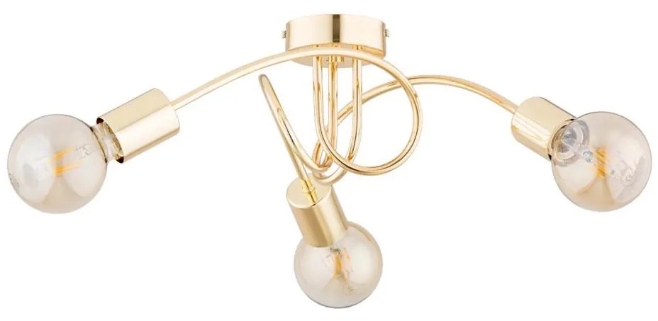 Lampadario a plafone FARTA 3xE27/60W/230V oro