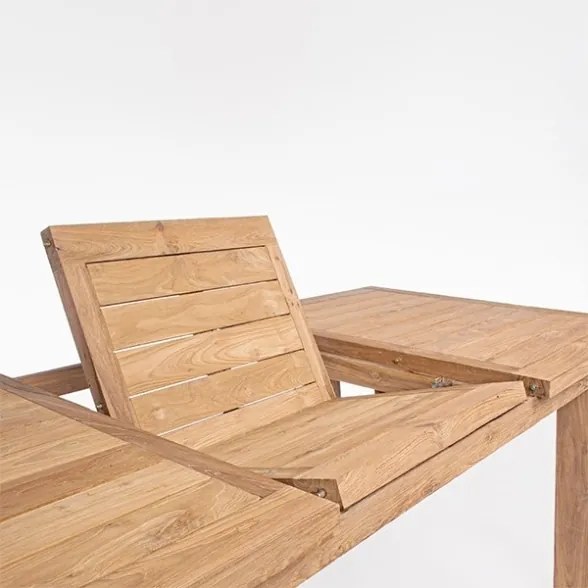 Tavolo Da Esterno Allungabile 160-220 Cm In Legno Massello Rustico FSC Bounty Bizzotto