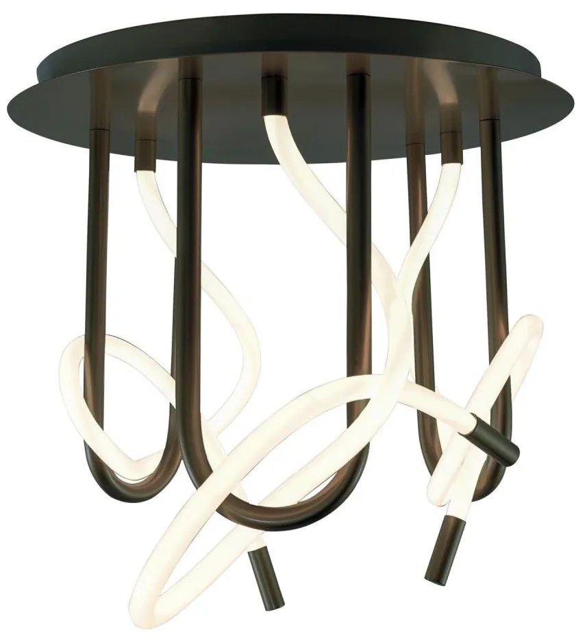 Zuma Line 2023573-BK - Lampadario a plafone LED BALBO LED/45W/230V 3000/4000/6000K