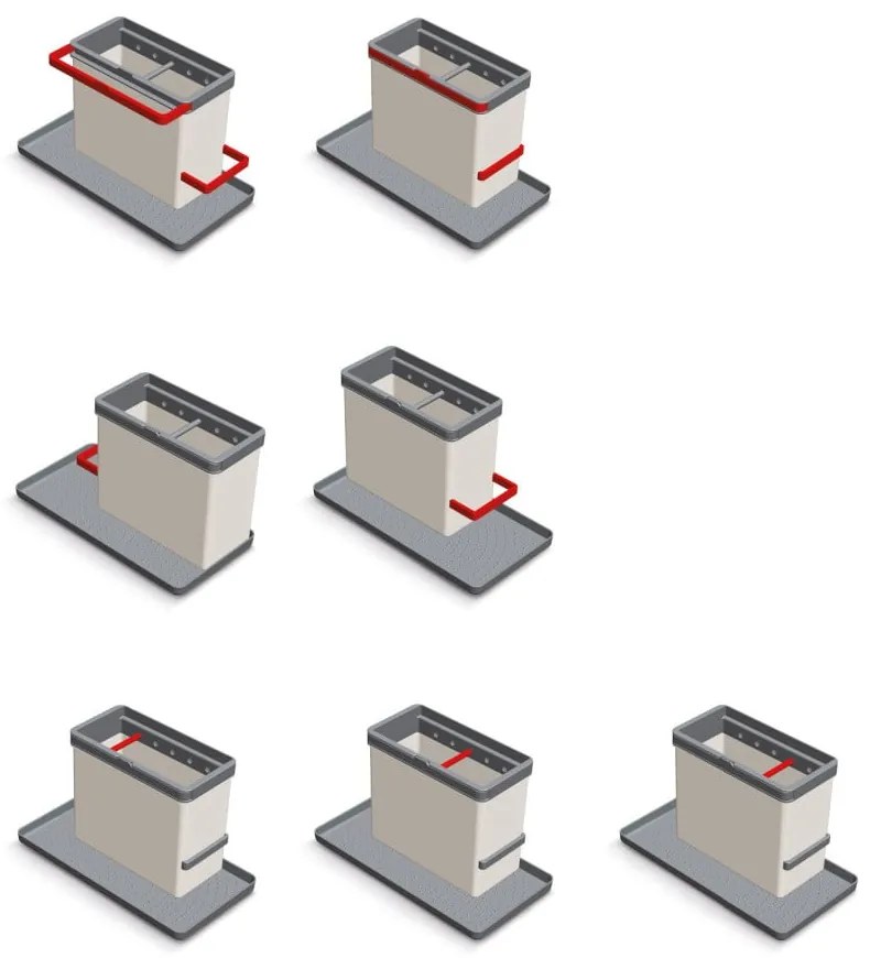 Organizzatore di prodotti per la pulizia Tidytex - Metaltex