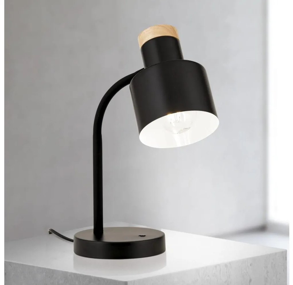 Orion - Lampada da tavolo GILI 1xE27/40W/230V nera