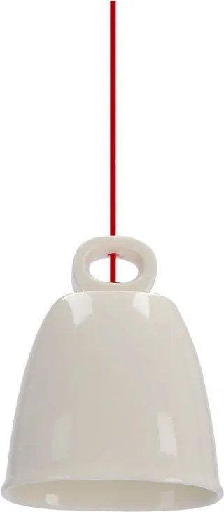 Lampadario bianco con paralume in ceramica Sewilla – Candellux Lighting