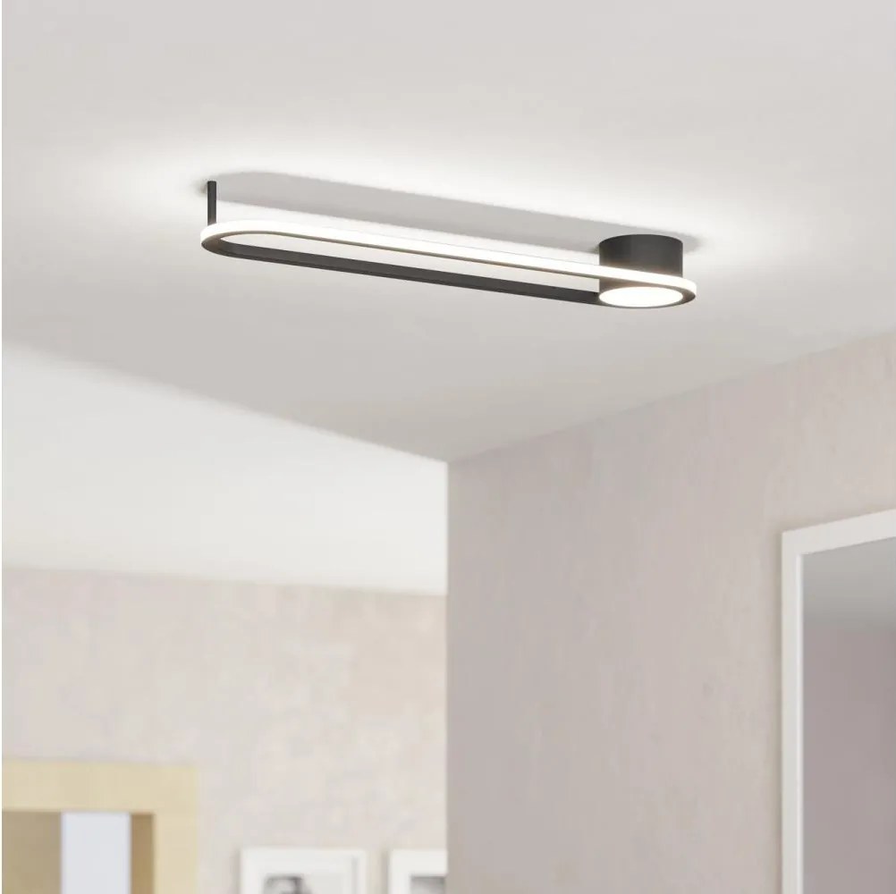 Eglo 902151-LED Plafoniera COLLECORVINO LED/24W/230V 2700/4000/6500K nero
