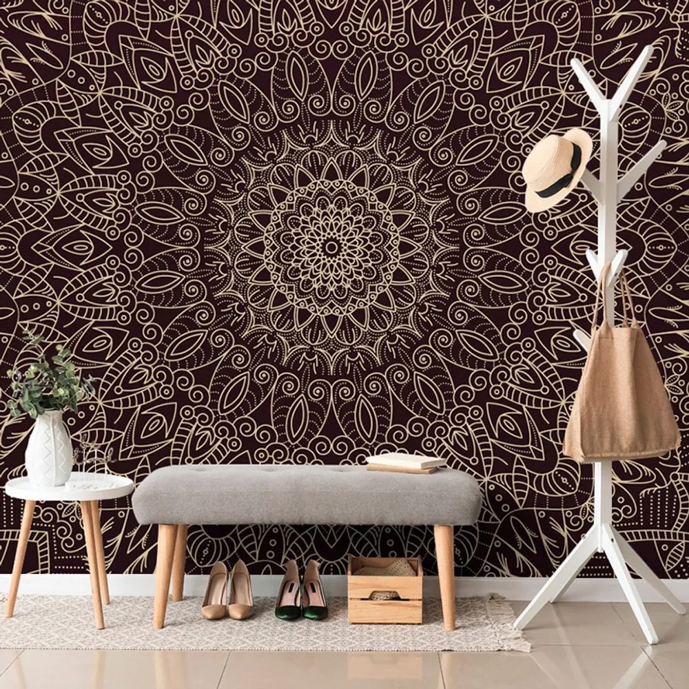 Carta da parati – Mandala ornamentale dettagliata
