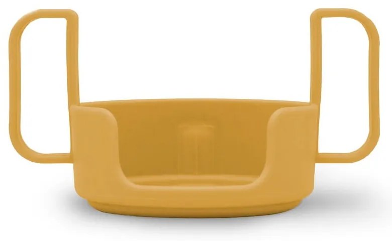 Manico giallo senape per tazza per bambini - Design Letters
