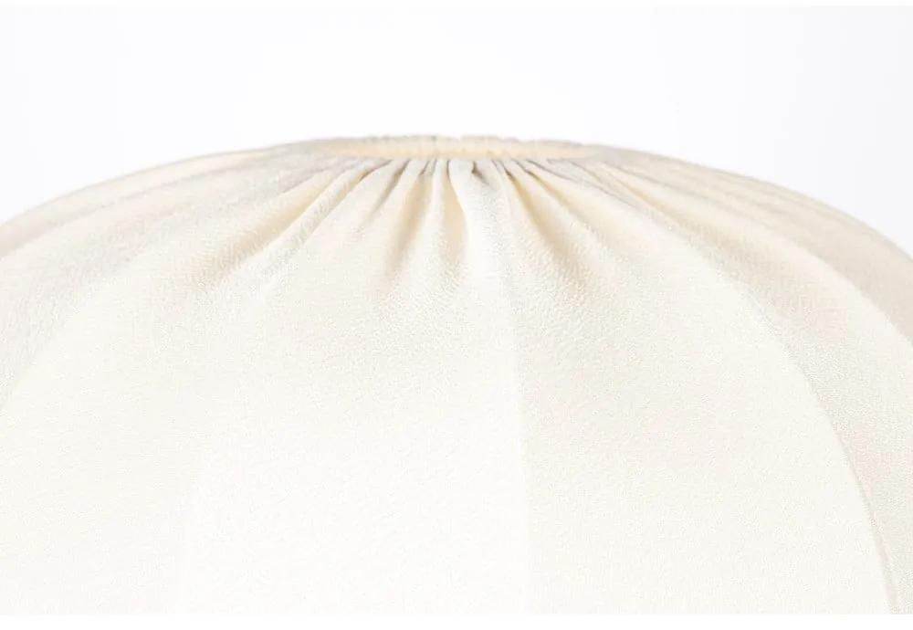 Lampada da terra bianca con paralume in tessuto (altezza 160 cm) Shem - White Label