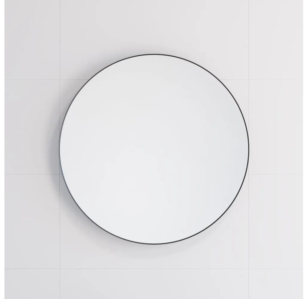 BATH DELUXE 01-060-09-02-00 - Specchio da bagno BORGSTED diametro 60 cm nero