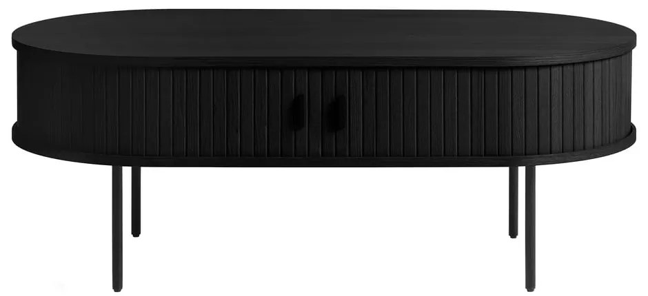 Tavolino nero 60x120 cm Nola - Unique Furniture