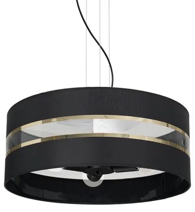 Lampadario su filo ULTIMO 3xE27/60W/230V nero