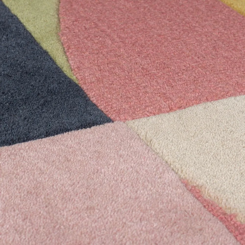 Tappeto in lana tessuto a mano 160x230 cm Esre Bright - Flair Rugs